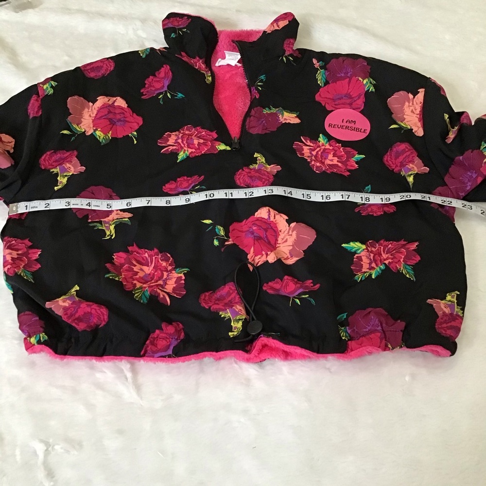 Eye Shadow Reversible Zip Up Pullover - image 5